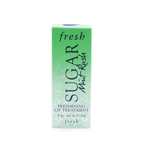 Fresh sugar mint rush lifestyle application on lips highlighting instant cooling and on‑the‑go freshness