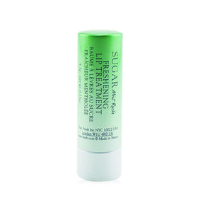 Fresh sugar mint rush texture closeup displaying balm smoothness and quick absorption benefit