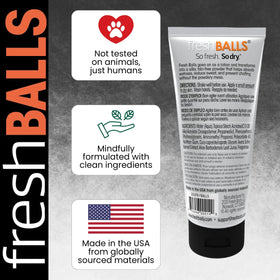 Fresh Body FB tubes inside gym bag ready for post-workout refresh