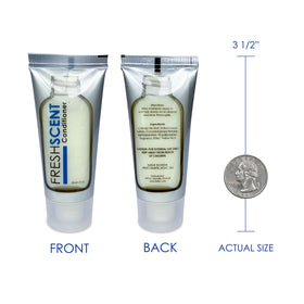 Freshscent tube texture close-up highlighting squeezable material for controlled dispensing