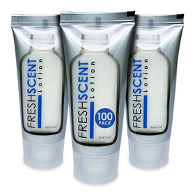 Freshscent front packaging showing 100 tubes and professional presentation benefits