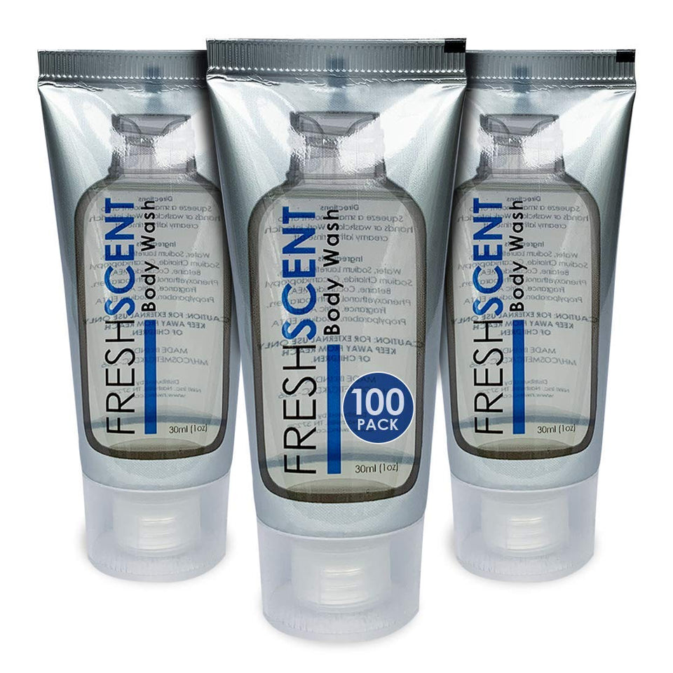 Freshscent front packaging showing 100-tube case and professional look
