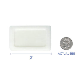 Freshscent size comparison beside ruler showing compact travel-size convenience