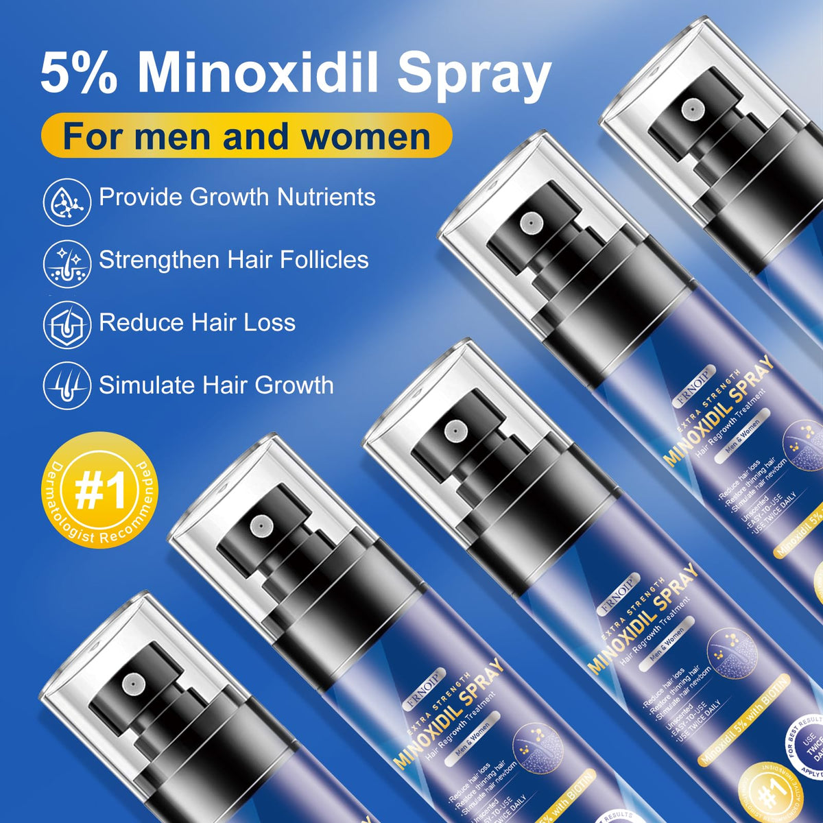 Frnoip spray nozzle closeup for precise targeted application and less waste