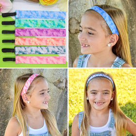 FROG SAC worn with a high ponytail showing tidy hair control benefit