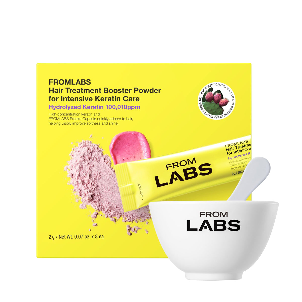 FROMLABS sachet front view showing clean packaging and single‑use convenience