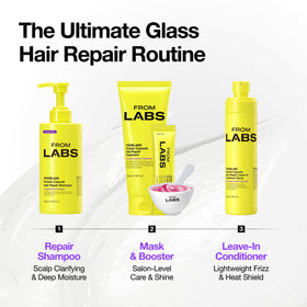 FROMLABS bottle in shower scene demonstrating daily use and rinse-off benefit