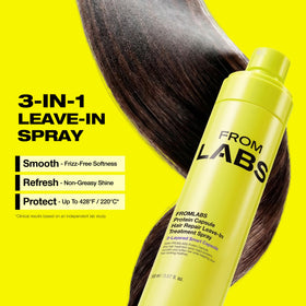 FROMLABS mask mixed with keratin powder illustrating boosted treatment potency