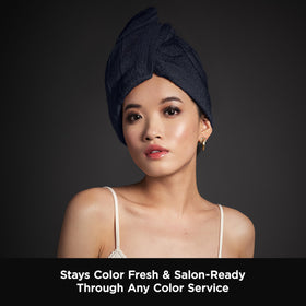 Fromm towel draped on stylist station in salon showing ready-to-use professional convenience