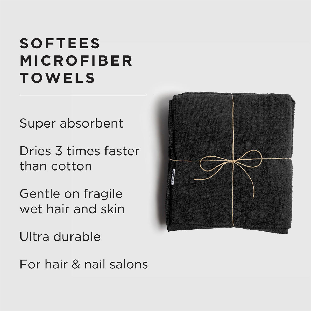 Fromm Softees microfiber close-up texture highlighting softness and fast absorption