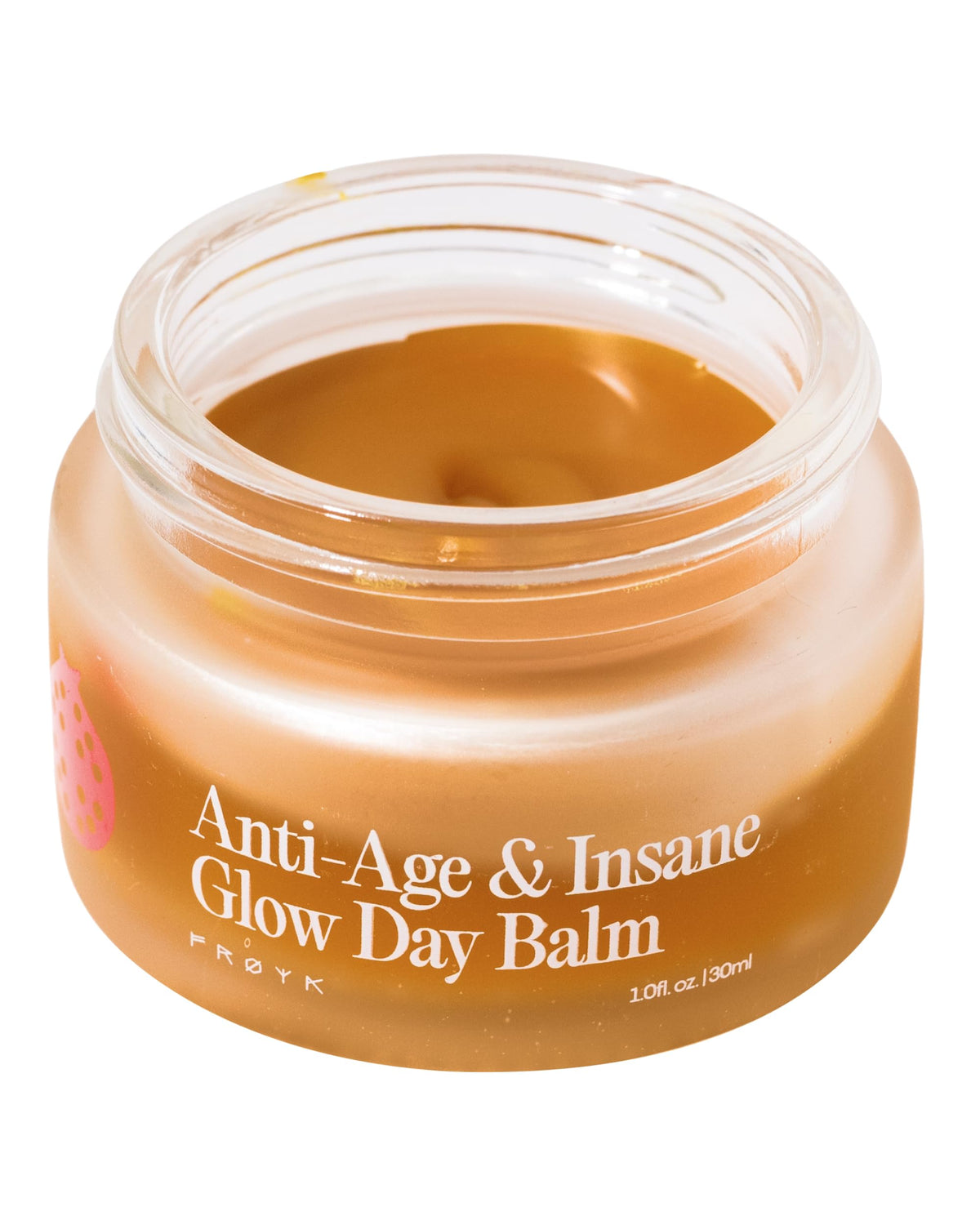 FRØYA day balm front packaging showing clean organic branding and compact size