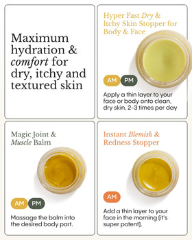FRØYA soothing balm marigold detail calming redness