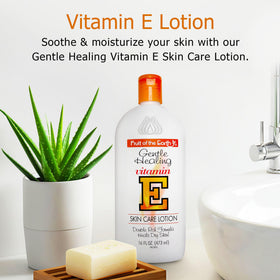 Fruit of the Earth pump top dispensing lotion for controlled use and convenience benefit