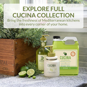 Fruits and Passion environment kitchen counter showing refill in use benefit: fresh kitchen scent