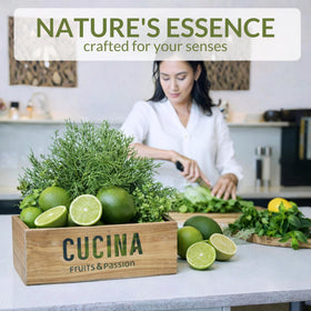 Fruits and Passion recycling and ingredients display benefit: eco-friendly and vegan formula