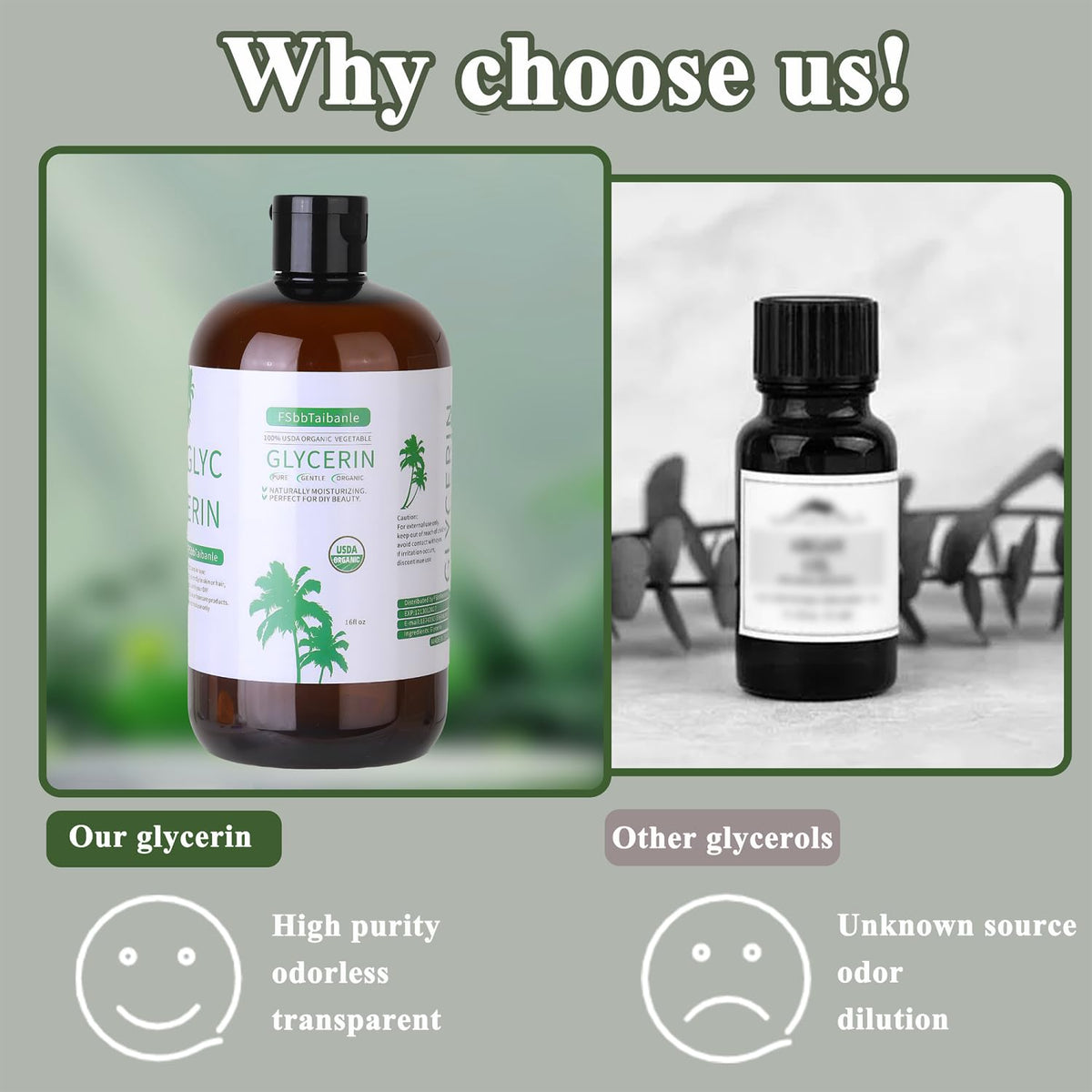 FSbbTaibanle glycerin in a DIY lotion workspace showing easy blending benefit