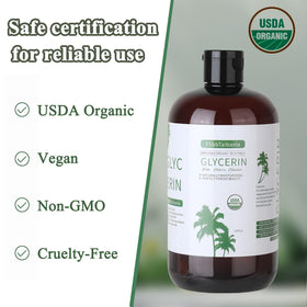 FSbbTaibanle glycerin being poured into hand showing gentle moisturizing benefit