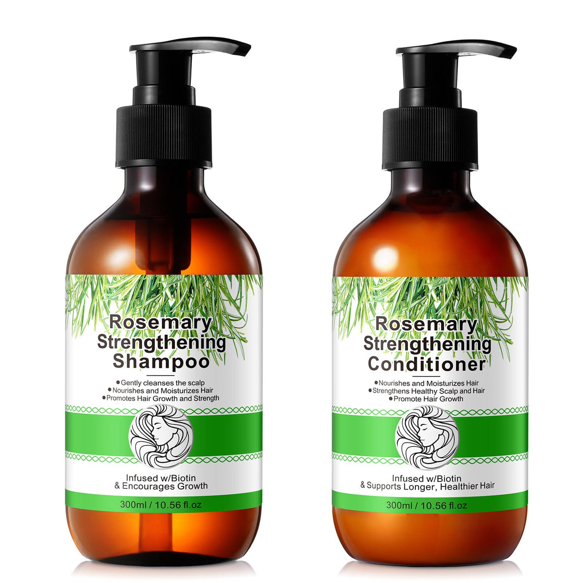 FSLHCY front packaging of rosemary mint set shows clear labels and benefits