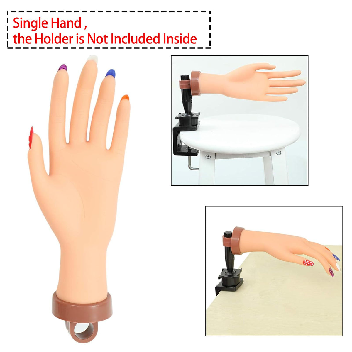 FU SHEN close-up of bendable fingers demonstrating flexible positioning benefit