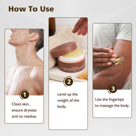 fugit applying cream to forearm, displays fast absorption benefit
