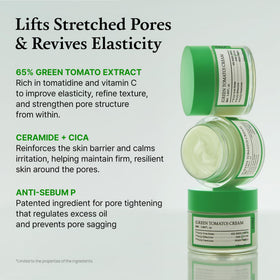 FULLY model applying cream showing smoother, hydrated complexion