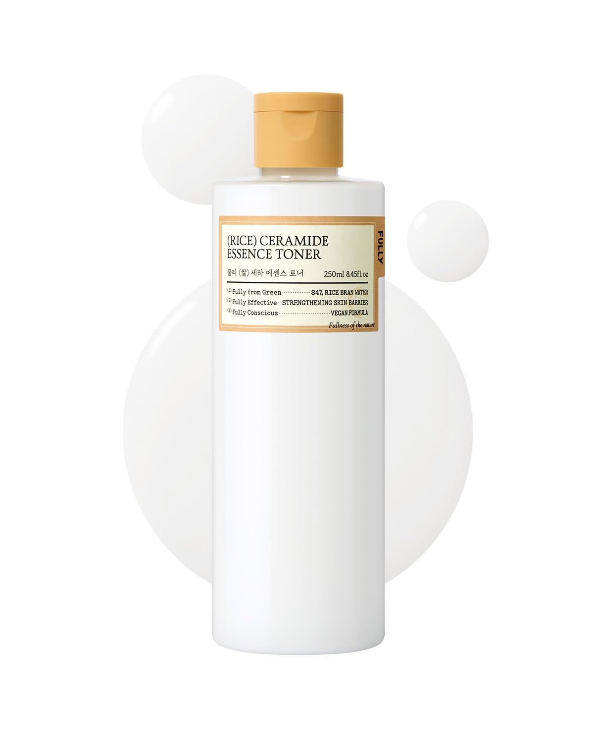 FULLY front packaging bottle showing clean branding and size benefit