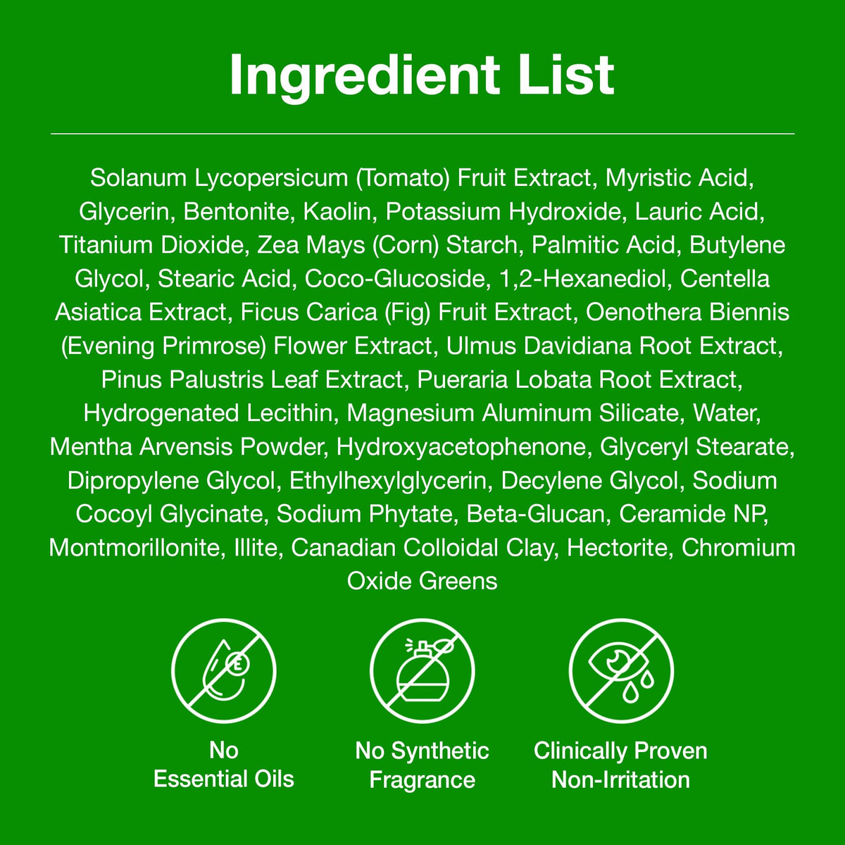 FULLY FSC-certified box and soy ink printed packaging highlighting sustainability