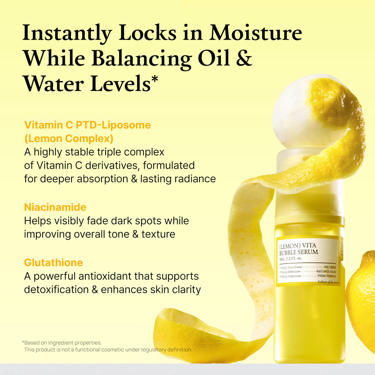FULLY label and ingredient panel emphasizing Jeju lemon water and active benefits