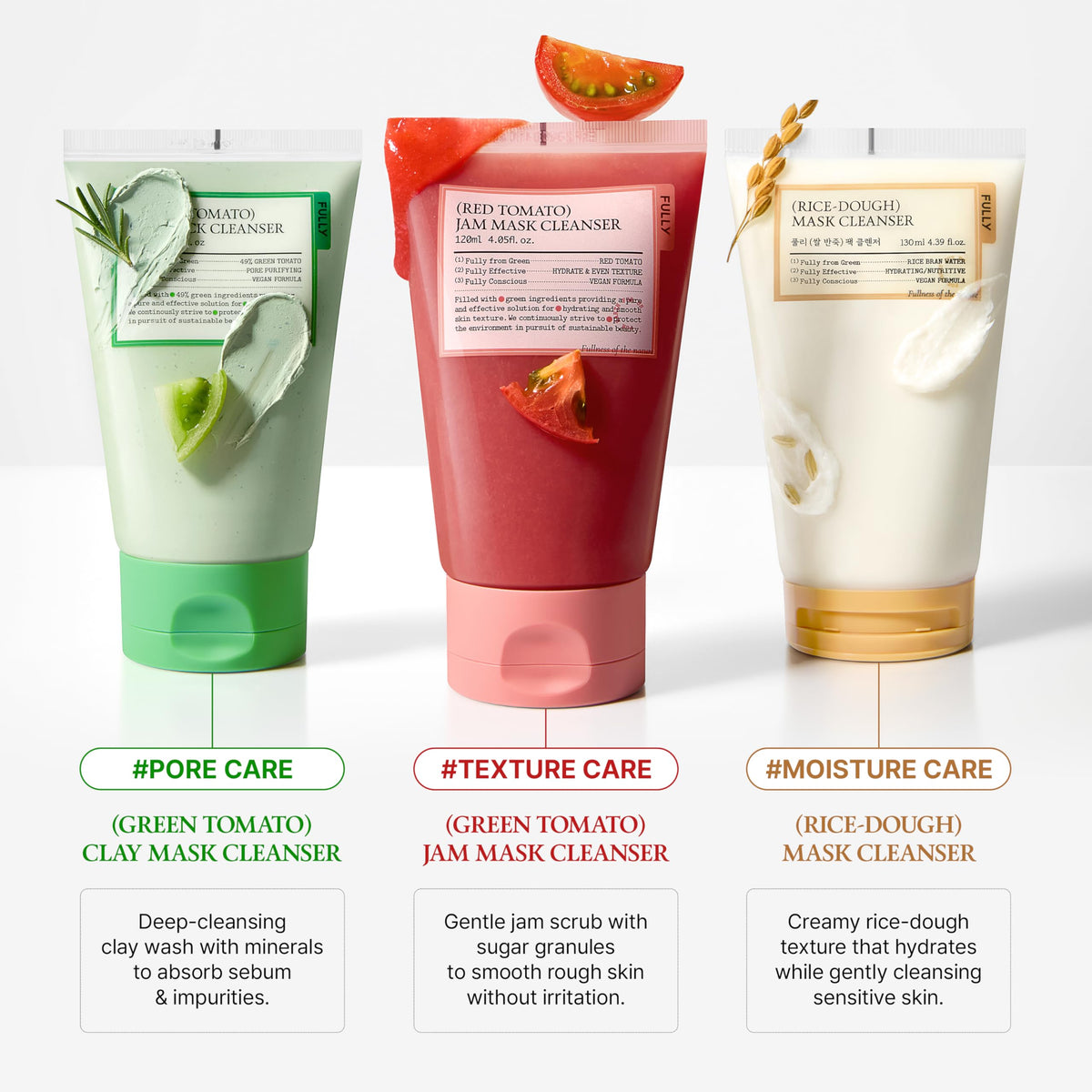 FULLY application demo massaging jam cleanser for smooth skin benefit