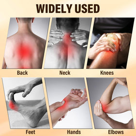 FunApricity applied to knee demonstrating targeted comfort during use