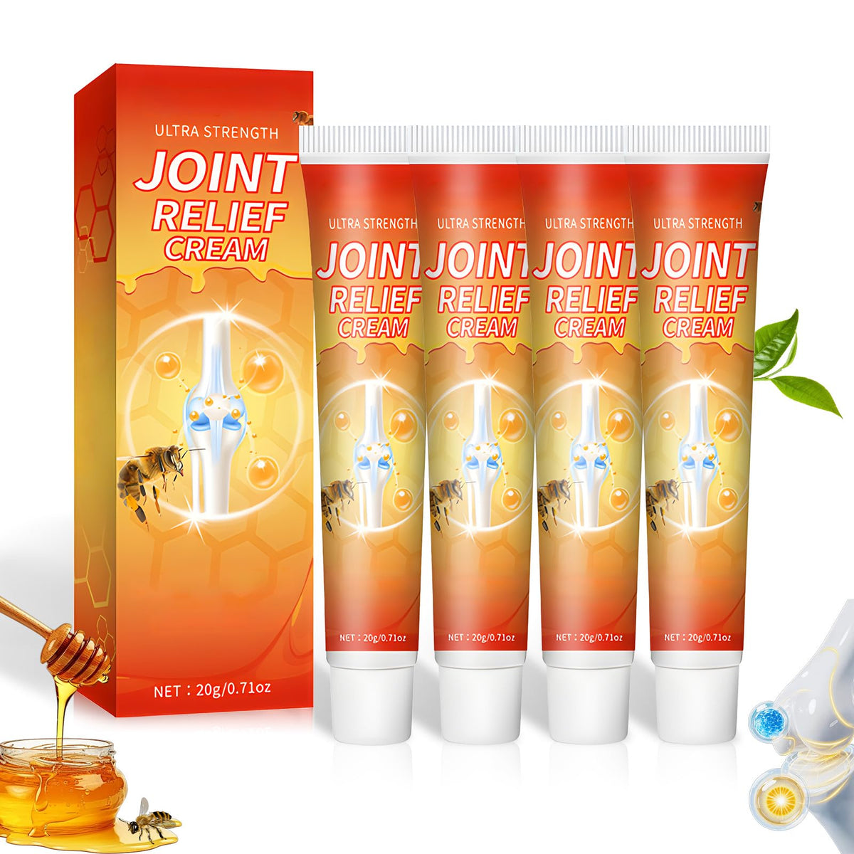 FunApricity front packaging showing four tubes and benefits visible