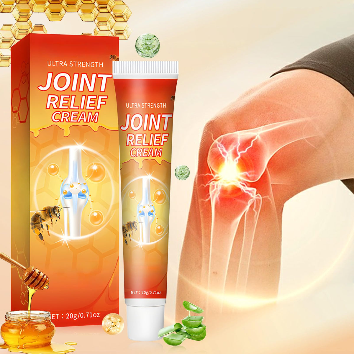 FunApricity tube next to hand illustrating compact size for portability