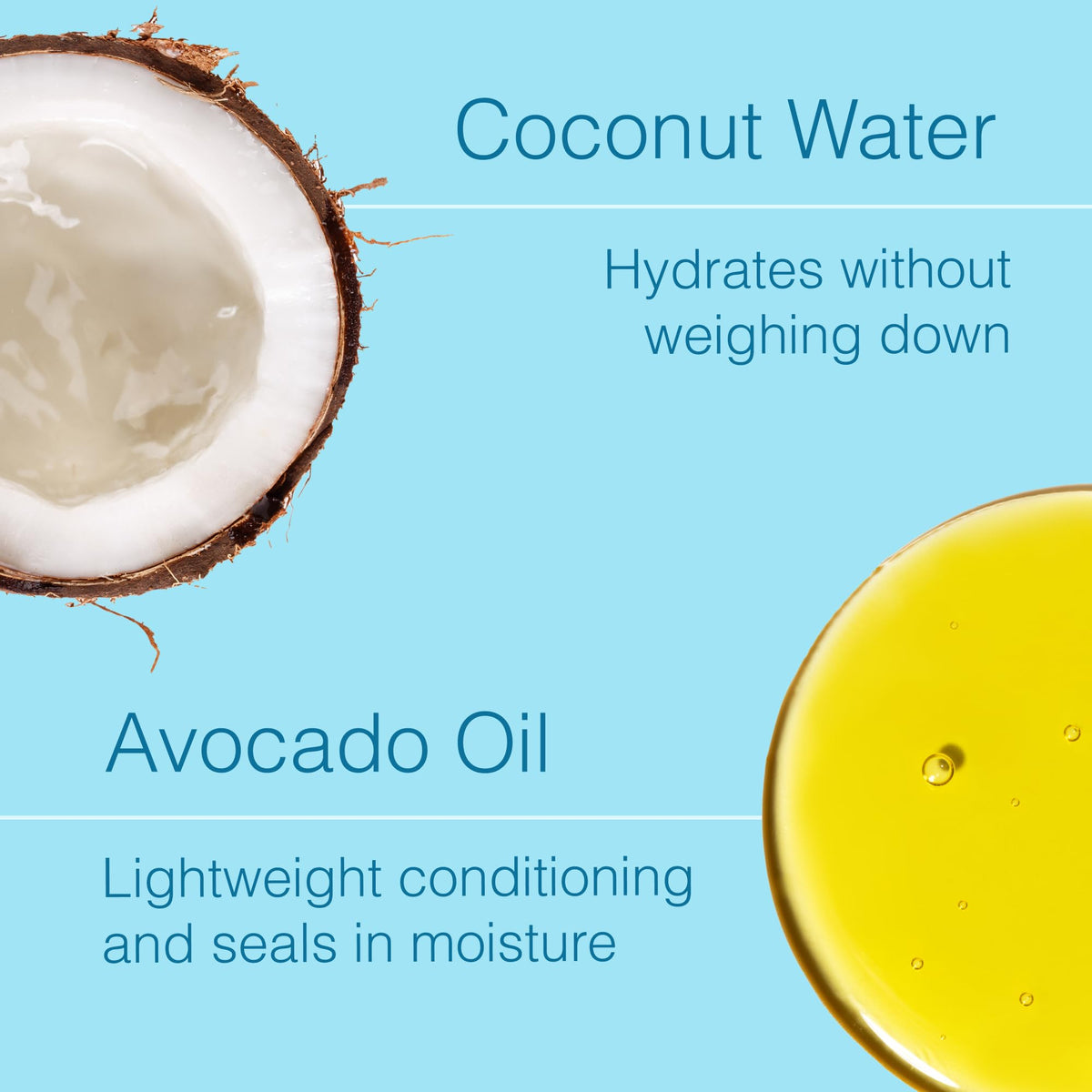 Function of Beauty conditioner pouring into hand showing smooth texture and detangling benefit