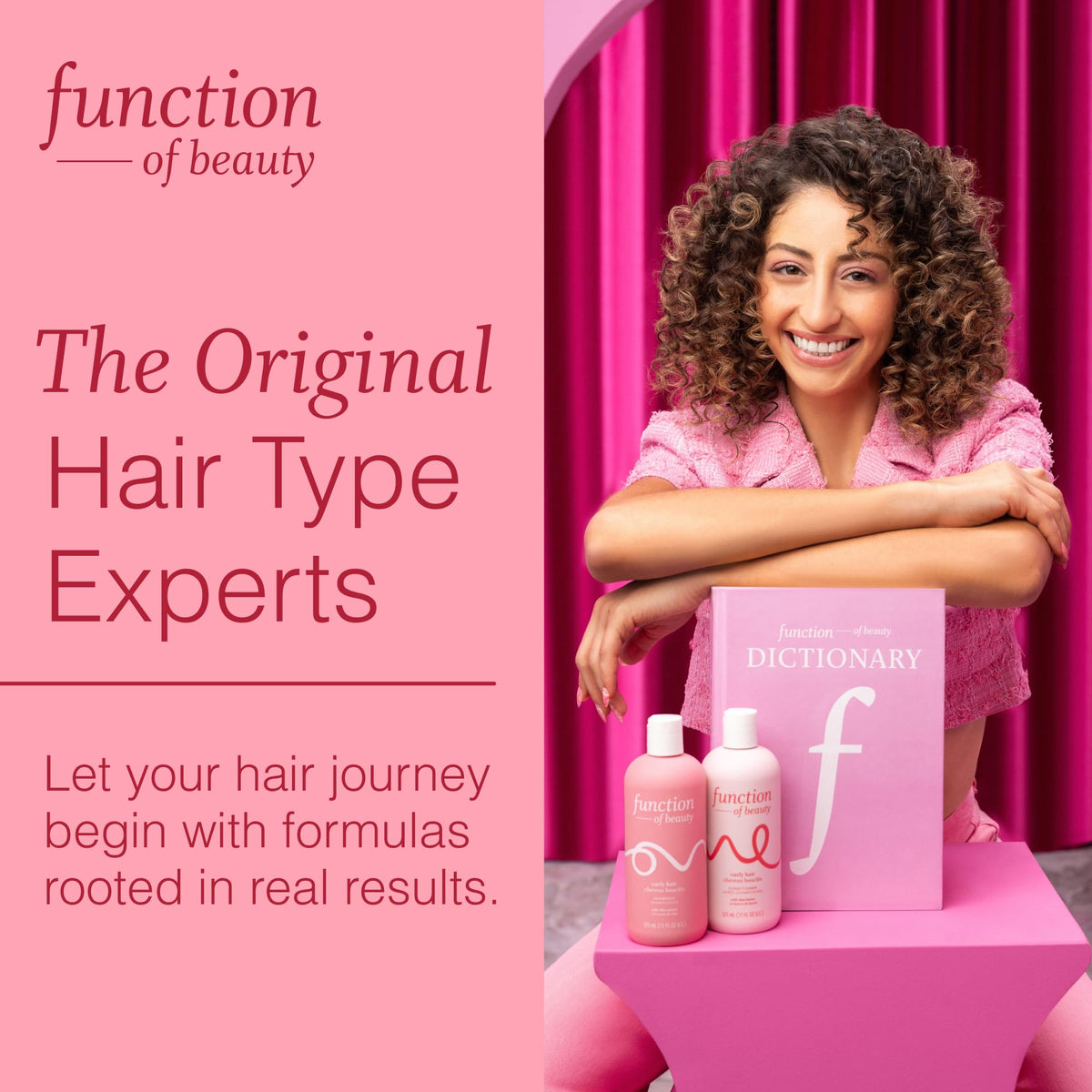 Function of Beauty product in hand during application demonstrating smooth distribution and detangling