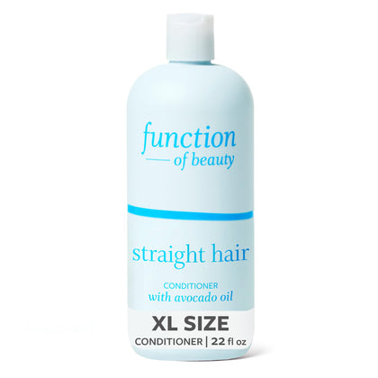Function of Beauty front bottle view showing XL 22 oz packaging and lightweight design