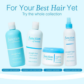 Function of Beauty label detail with ingredients list visible for clean beauty reassurance