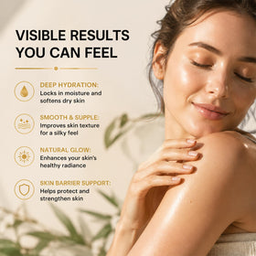 FungiClear oil texture on skin demonstrating lightweight, fast-absorbing finish