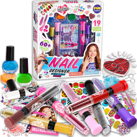 FUN KIDZ front packaging showing full nail kit and colorful contents for inspiration