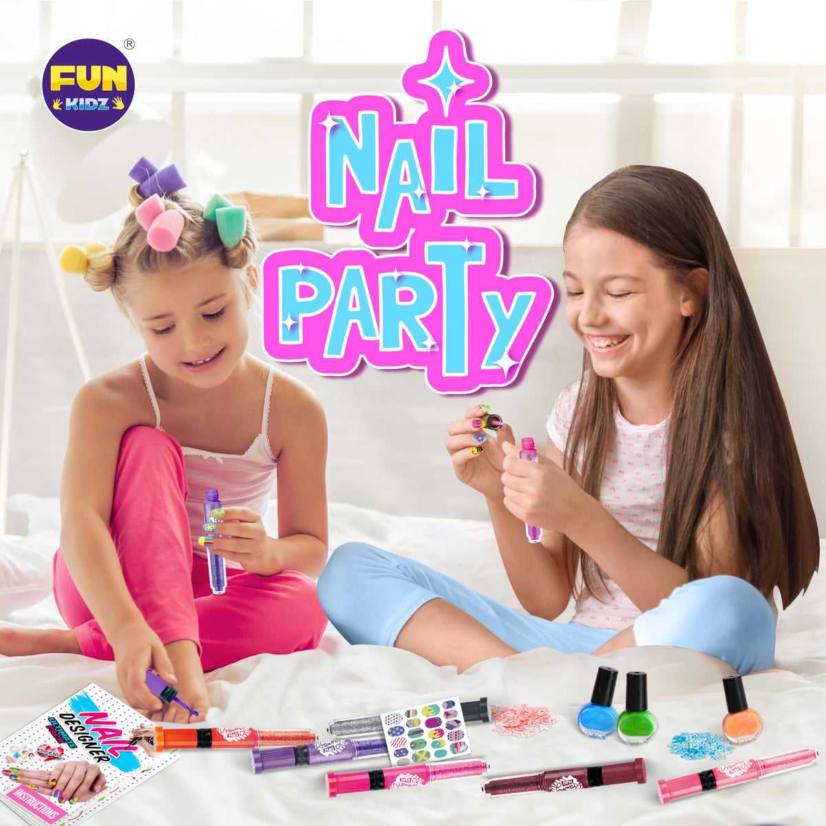 FUN KIDZ kid using pen in hands showing control and creativity during design
