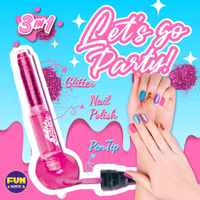 FUN KIDZ party lifestyle setting showing friends sharing the manicure activity