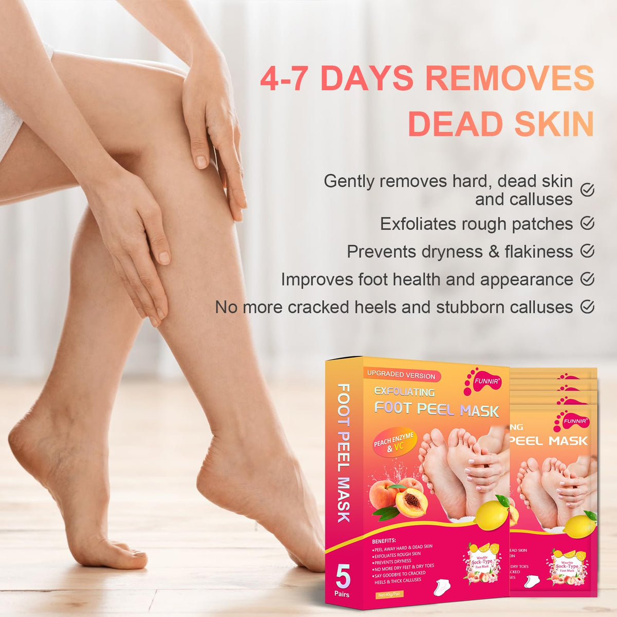 FUNNIR lifestyle bathroom setup portraying relaxing foot treatment