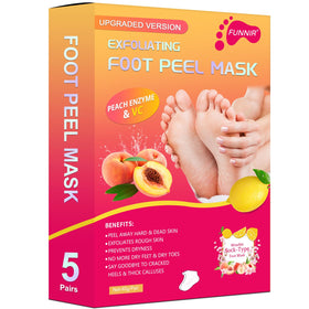 FUNNIR front packaging showing product and benefits for smooth feet