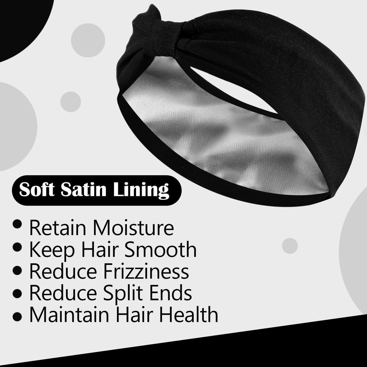 Funnysoft model wearing headband showing polished look and secure hold benefit