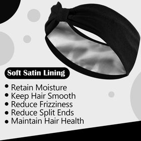 Funnysoft model wearing headband showing polished look and secure hold benefit