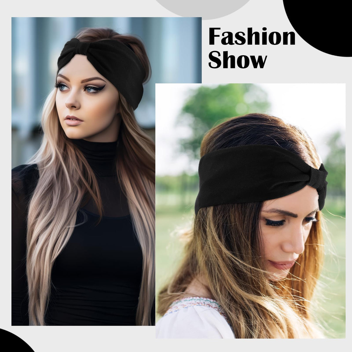 Funnysoft flatlay of all three headbands showing set variety and gifting convenience benefit