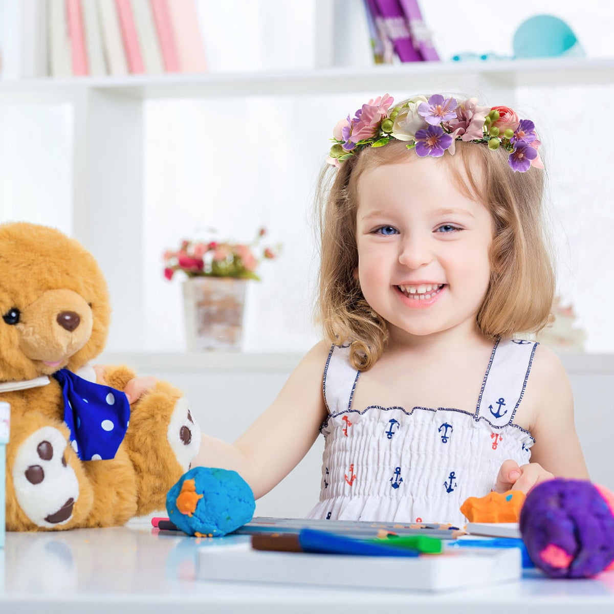 Funsveta child wearing crown at wedding adding delicate charm