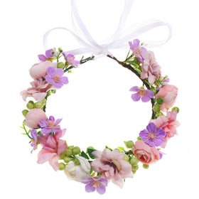 Funsveta front view crown showing floral balance and gentle colors