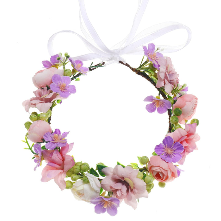 Funsveta front view crown showing floral balance and gentle colors