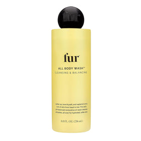 Fur front bottle view showing label and compact 8 fl oz size for easy storage
