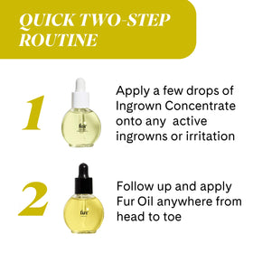 Fur concentrate pipette dispensing solution demonstrating targeted application benefit